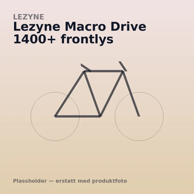 Lezyne Macro Drive 1400+ frontlys