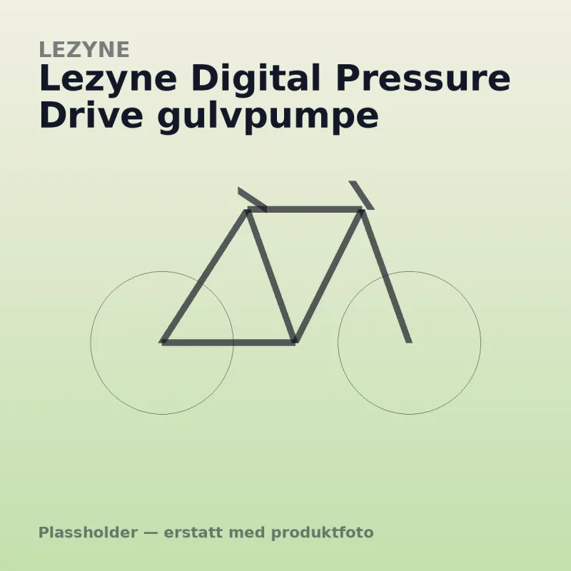 Lezyne Digital Pressure Drive gulvpumpe