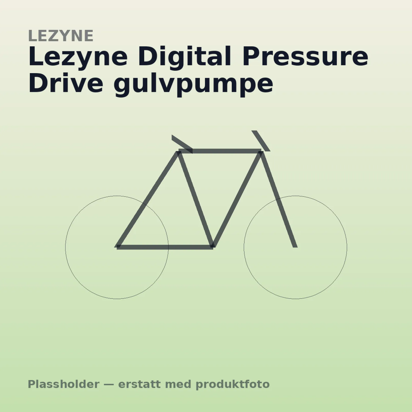 Lezyne Digital Pressure Drive gulvpumpe