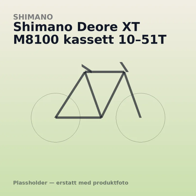 Shimano Deore XT M8100 kassett 10–51T