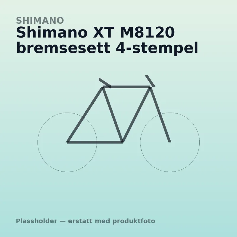 Shimano XT M8120 bremsesett 4-stempel