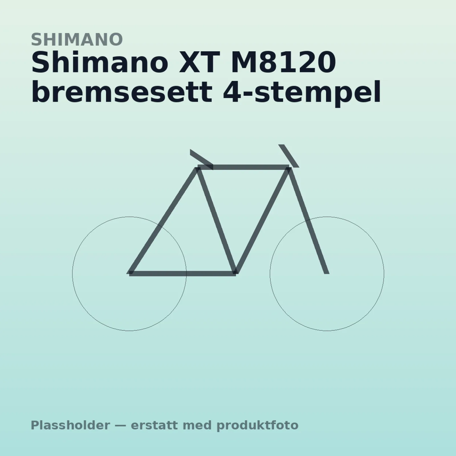 Shimano XT M8120 bremsesett 4-stempel